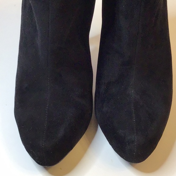 MIXX  JENNY BLACK SUEDE ANKLE SHOES SZ 10 - Picture 12 of 13